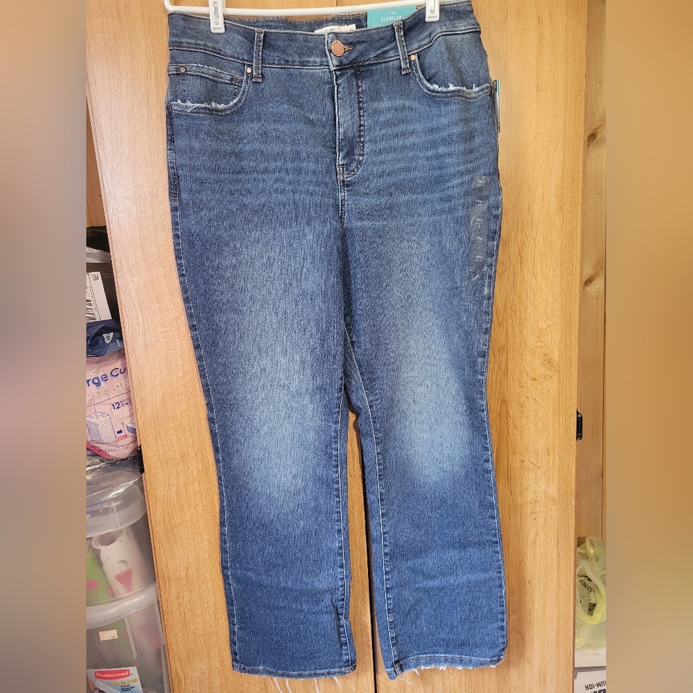 Maurices Women's Slim Boot Cut Blue Jeans